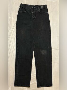 Versace Men's Black Straight Jeans